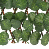 Artificial Hedges Fence Simulation Expandable Sun Protection Waterproof Artificial Topiary Hedge Plant for Garden Begonia Leaf - Extra Image