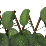 Artificial Hedges Fence Simulation Expandable Sun Protection Waterproof Artificial Topiary Hedge Plant for Garden Begonia Leaf - Extra Image