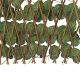 Artificial Hedges Fence Simulation Expandable Sun Protection Waterproof Artificial Topiary Hedge Plant for Garden Begonia Leaf - Extra Image