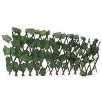 Artificial Hedges Fence Simulation Expandable Sun Protection Waterproof Artificial Topiary Hedge Plant for Garden Grape Leaves