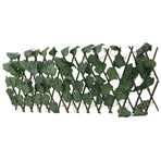 Artificial Hedges Fence Simulation Expandable Sun Protection Waterproof Artificial Topiary Hedge Plant for Garden Grape Leaves