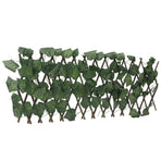Artificial Hedges Fence Simulation Expandable Sun Protection Waterproof Artificial Topiary Hedge Plant for Garden Grape Leaves