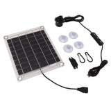 Solar Water Pump Kit 20W Submersible for Fountain Pond Bird Bath Irrigation Adjustable Water Volume with Switch - Side View
