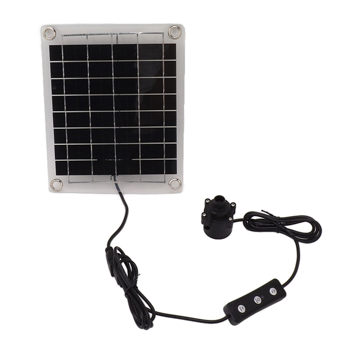 Solar Water Pump Kit 20W Submersible for Fountain Pond Bird Bath Irrigation Adjustable Water Volume with Switch