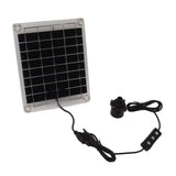 Solar Water Pump Kit 20W Submersible for Fountain Pond Bird Bath Irrigation Adjustable Water Volume with Switch
