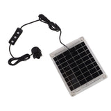 Solar Water Pump Kit 20W Submersible for Fountain Pond Bird Bath Irrigation Adjustable Water Volume with Switch