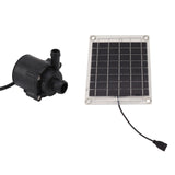 Solar Water Pump Kit 20W Submersible for Fountain Pond Bird Bath Irrigation Adjustable Water Volume with Switch