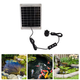 Solar Water Pump Kit 20W Submersible for Fountain Pond Bird Bath Irrigation Adjustable Water Volume with Switch
