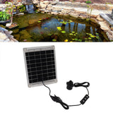 Solar Water Pump Kit 20W Submersible for Fountain Pond Bird Bath Irrigation Adjustable Water Volume with Switch