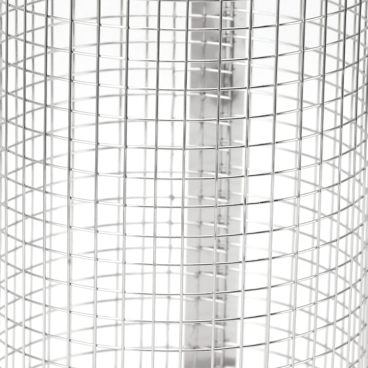 BBQ Net Tube Rolling Grilling Basket Stainless Steel Wire Mesh Cylinder Grill Basket with Fork Hook for Outdoor Barbecue Camping S
