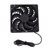 12W 12V Solar Panel Powered Fan Efficient Energy Conversion Solar Panel Dual Fan Kit