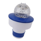 8 Inch Pools Chemical Dispenser 11cm Lighted Floating Pool Chlorine Tablet Dispenser for Spa Hot Tub Pools - 45-Degree Angle