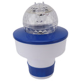 8 Inch Pools Chemical Dispenser 11cm Lighted Floating Pool Chlorine Tablet Dispenser for Spa Hot Tub Pools - Close-Up Angle