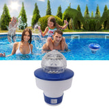 8 Inch Pools Chemical Dispenser 11cm Lighted Floating Pool Chlorine Tablet Dispenser for Spa Hot Tub Pools - Extra Image