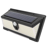 Solar Sensor Wall Light 3 Lighting Modes Human Body Induction Waterproof Solar Motion Lamp Wall Mount Solar Lights for Outdoor - Top-Down View