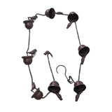 Rain Chain Outdoor Mobile Birds Cup Rain Chain Decorative Replacement for Gutters Downspouts