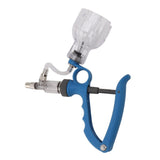 0.5ml‑6ml Livestock Syringe Adjustable Continuous Vaccine Livestock Syringe for Cattle Goat Pig Cow - Rear View