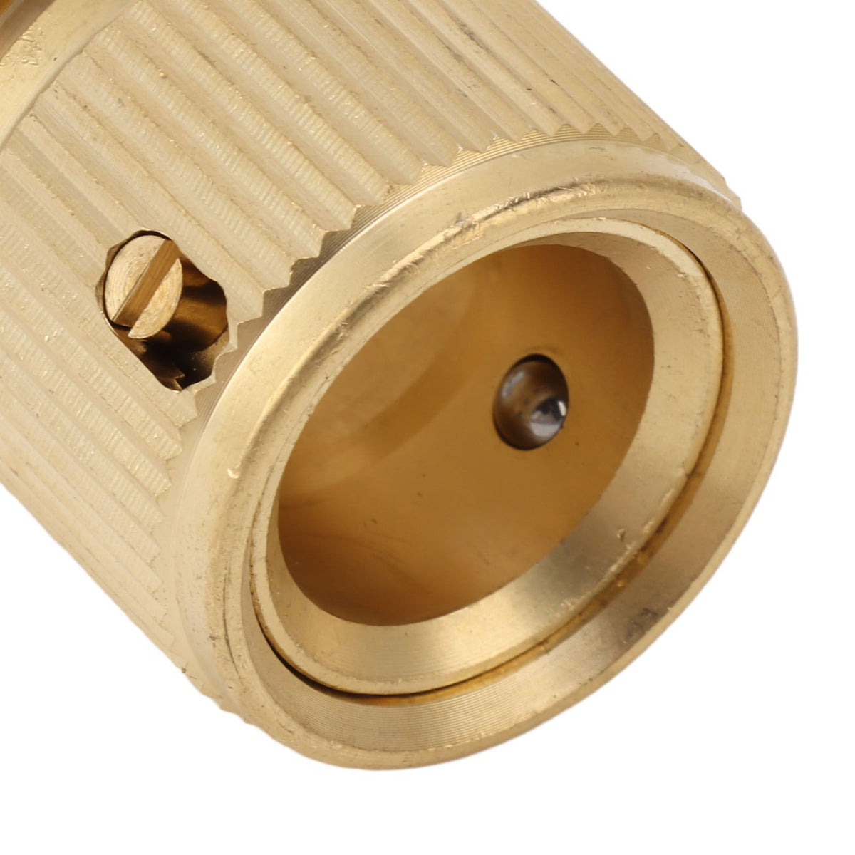 2PCS Water Hose Quick Connector Brass 3/4 Inch Male and Female Garden Hose Fitting Adapter for Repair