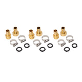 3 Set Garden Hose Repair Kit Hose Repair Connector with Clamps for 3/4 5/8 Garden Hose