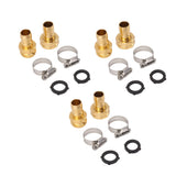 3 Set Garden Hose Repair Kit Hose Repair Connector with Clamps for 3/4 5/8 Garden Hose