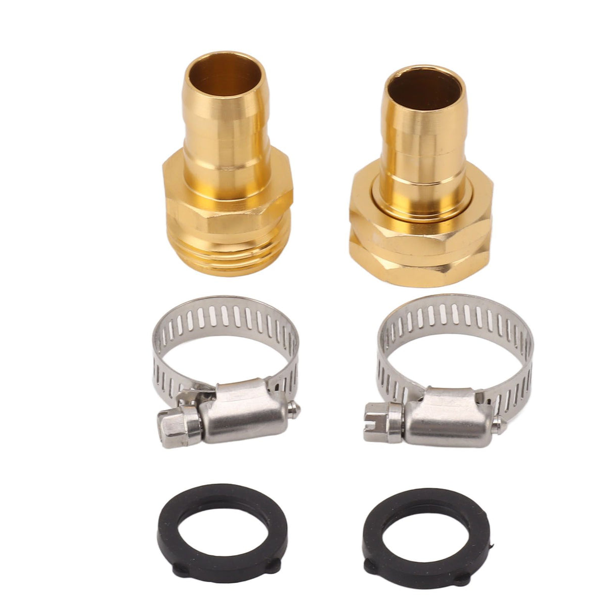 3 Set Garden Hose Repair Kit Hose Repair Connector with Clamps for 3/4 5/8 Garden Hose
