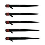 100pcs Drip Emitters 360 Degree Adjustable Water Flow Drippers Sprayer for Patio Lawn Bed Watering System 13cm / 5.1in Red
