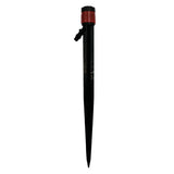 100pcs Drip Emitters 360 Degree Adjustable Water Flow Drippers Sprayer for Patio Lawn Bed Watering System 13cm / 5.1in Red