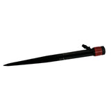 100pcs Drip Emitters 360 Degree Adjustable Water Flow Drippers Sprayer for Patio Lawn Bed Watering System 13cm / 5.1in Red