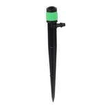 100pcs Drip Emitters 360 Degree Adjustable Water Flow Drippers Sprayer for Patio Lawn Bed Watering System 13cm / 5.1in Green - Extra Image