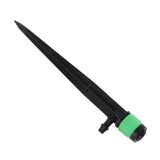 100pcs Drip Emitters 360 Degree Adjustable Water Flow Drippers Sprayer for Patio Lawn Bed Watering System 13cm / 5.1in Green