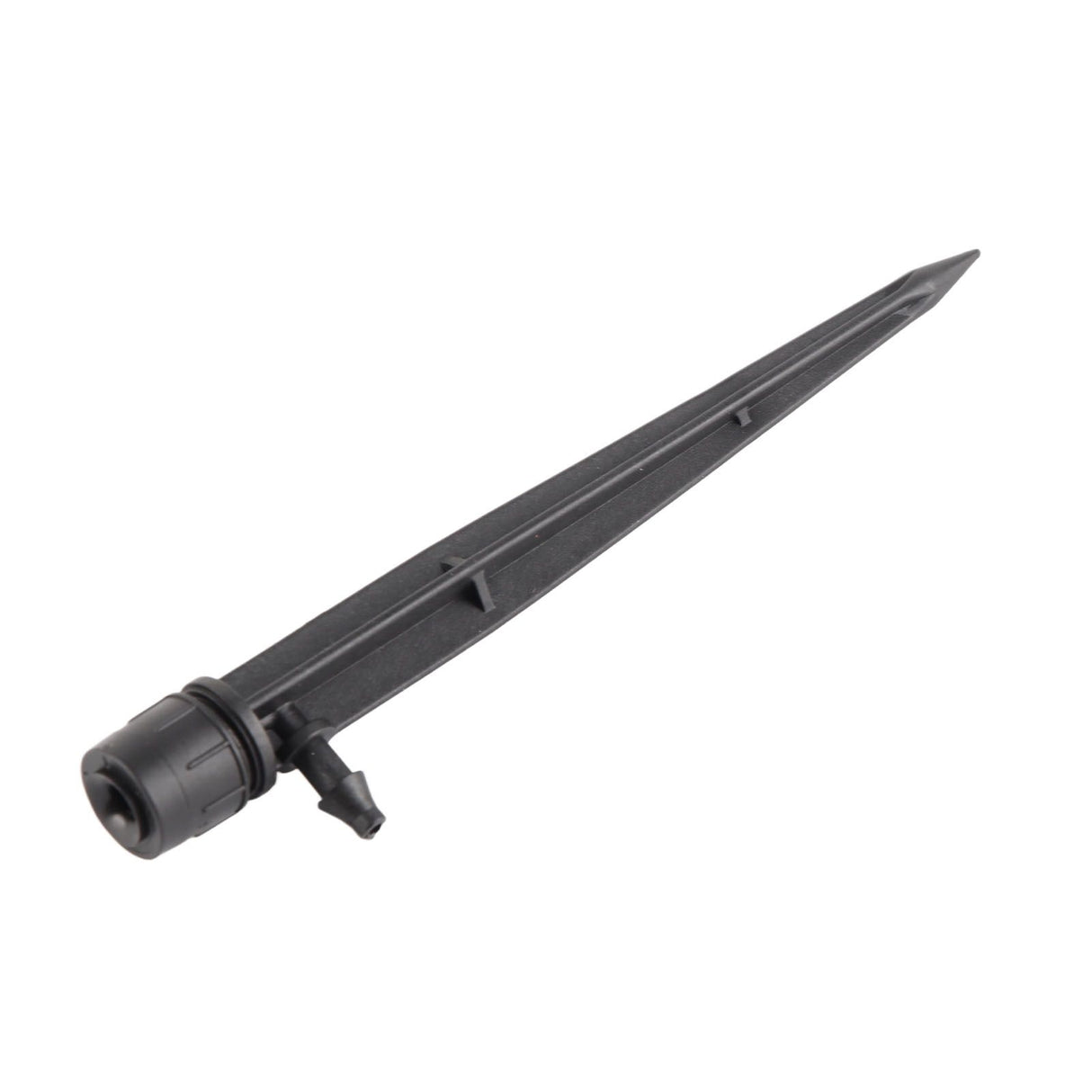 100pcs Drip Emitters 360 Degree Adjustable Water Flow Drippers Sprayer for Patio Lawn Bed Watering System 13cm / 5.1in Black
