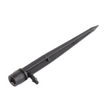 100pcs Drip Emitters 360 Degree Adjustable Water Flow Drippers Sprayer for Patio Lawn Bed Watering System 13cm / 5.1in Black - Close-Up Angle