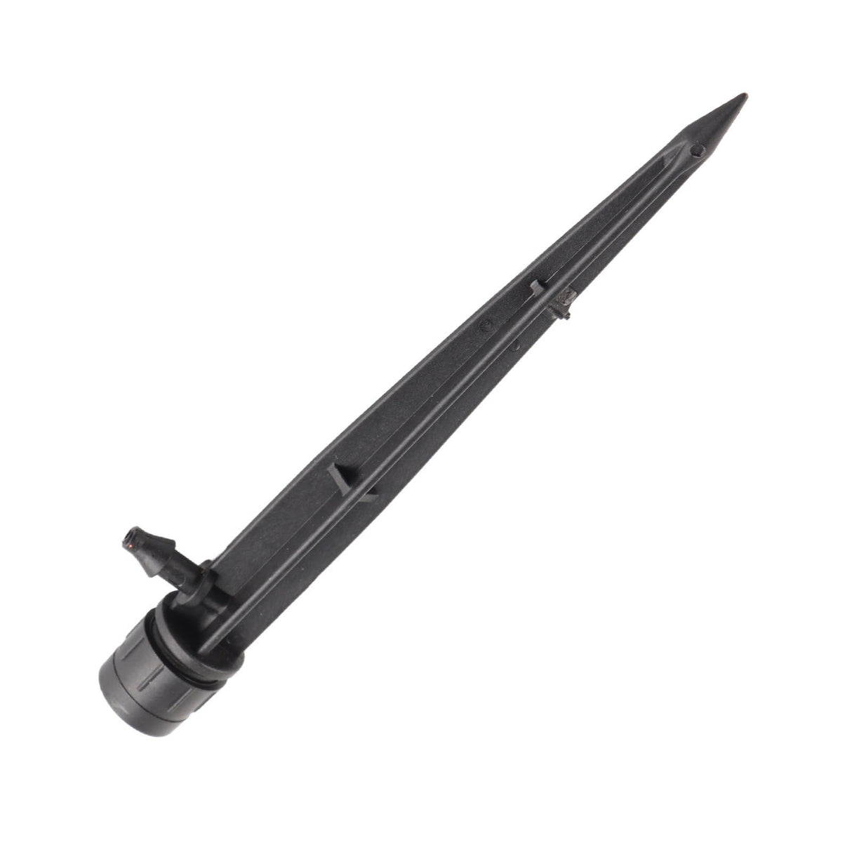 100pcs Drip Emitters 360 Degree Adjustable Water Flow Drippers Sprayer for Patio Lawn Bed Watering System 13cm / 5.1in Black