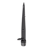 100pcs Drip Emitters 360 Degree Adjustable Water Flow Drippers Sprayer for Patio Lawn Bed Watering System 13cm / 5.1in Black