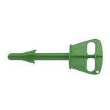 Butt Out Tool Plastic Hunters Butt Out Tool for Deer Large Livestock Anal Cleaning Green - Rear View