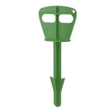 Butt Out Tool Plastic Hunters Butt Out Tool for Deer Large Livestock Anal Cleaning Green - Close-Up Angle