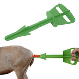 Butt Out Tool Plastic Hunters Butt Out Tool for Deer Large Livestock Anal Cleaning Green - Extra Image