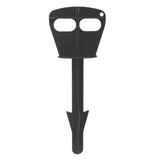 Butt Out Tool Plastic Hunters Butt Out Tool for Deer Large Livestock Anal Cleaning Grey - 45-Degree Angle