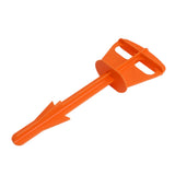 Butt Out Tool Plastic Hunters Butt Out Tool for Deer Large Livestock Anal Cleaning Orange - Low Angle