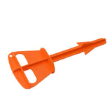 Butt Out Tool Plastic Hunters Butt Out Tool for Deer Large Livestock Anal Cleaning Orange - Extra Image