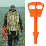 Butt Out Tool Plastic Hunters Butt Out Tool for Deer Large Livestock Anal Cleaning Orange - Extra Image