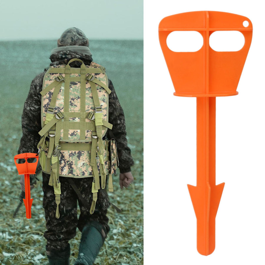 Butt Out Tool Plastic Hunters Butt Out Tool for Deer Large Livestock Anal Cleaning Orange