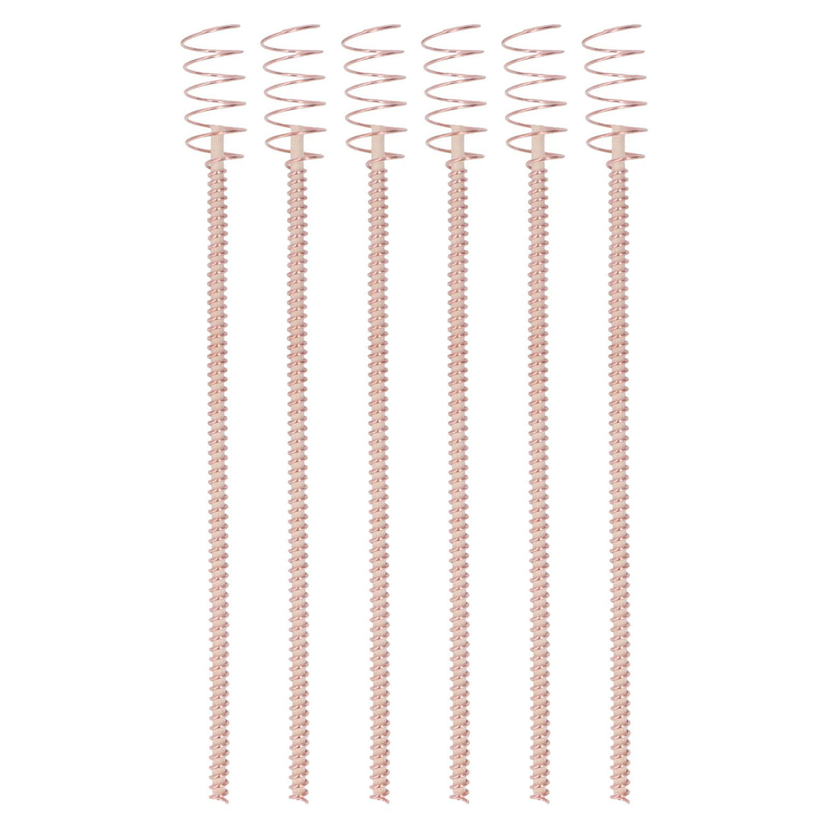 12 Inch Electric Cultivation Plant Pile Electroculture Gardening Copper Coil Antenna Set for Garden Plants Vegetables
