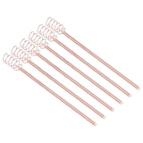 12 Inch Electric Cultivation Plant Pile Electroculture Gardening Copper Coil Antenna Set for Garden Plants Vegetables
