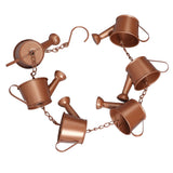 Kettle Rain Chain Elegant Stable Metal Hanging Kettle Rain Chain for Garden Artwork Decoration