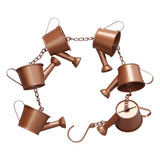 Kettle Rain Chain Elegant Stable Metal Hanging Kettle Rain Chain for Garden Artwork Decoration