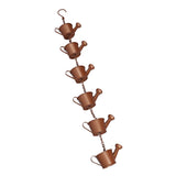 Kettle Rain Chain Elegant Stable Metal Hanging Kettle Rain Chain for Garden Artwork Decoration - Extra Image