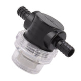 Water Pump Strainer ABS G1/4 Pump Twist On Strainer Irrigation Pipeline Filter for RV Marine Boat Lawn - Front View