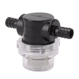 Water Pump Strainer ABS G1/4 Pump Twist On Strainer Irrigation Pipeline Filter for RV Marine Boat Lawn - Side View