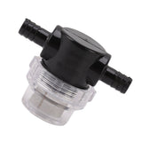 Water Pump Strainer ABS G1/4 Pump Twist On Strainer Irrigation Pipeline Filter for RV Marine Boat Lawn - Top-Down View